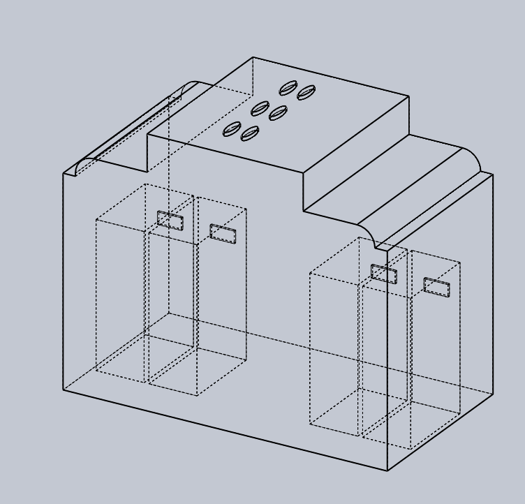 CFD Room Layout - Isometric View
